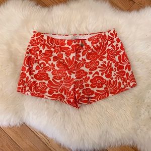J. Crew Floral Chino Shorts